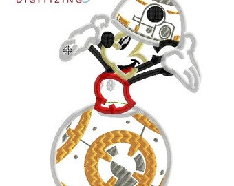 Download BB8 Star Wars Mickey Head SVG dxf pdf Studio, Star Wars ...