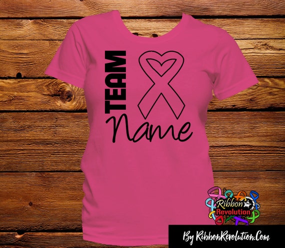 Customize Breast Cancer Awareness Team Name by RibbonRevolution