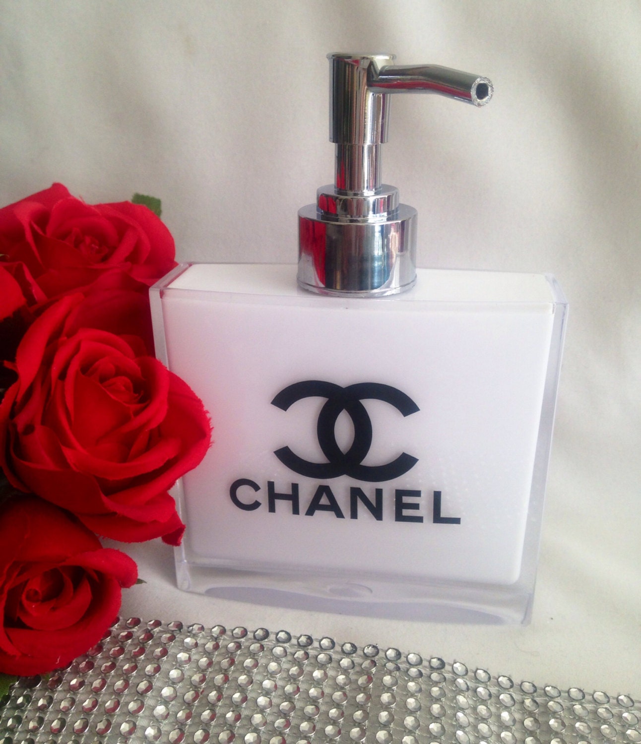 Chanel Inspired Soap Dispenser Chanel Soap Dispenser by Joyeriauk