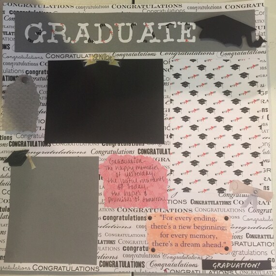 Scrapbooking: Graduation