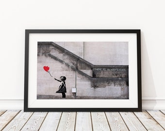 There Is Always Hope by Banksy Art Print