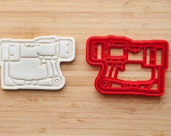 Fallout. Laser rifle cookie cutter. Cookie Cupcake Topper Fondant Ginger