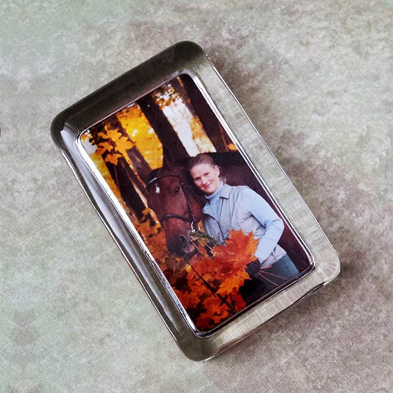 Custom Photo Paperweight Your Photo Displayed in a Rectangle