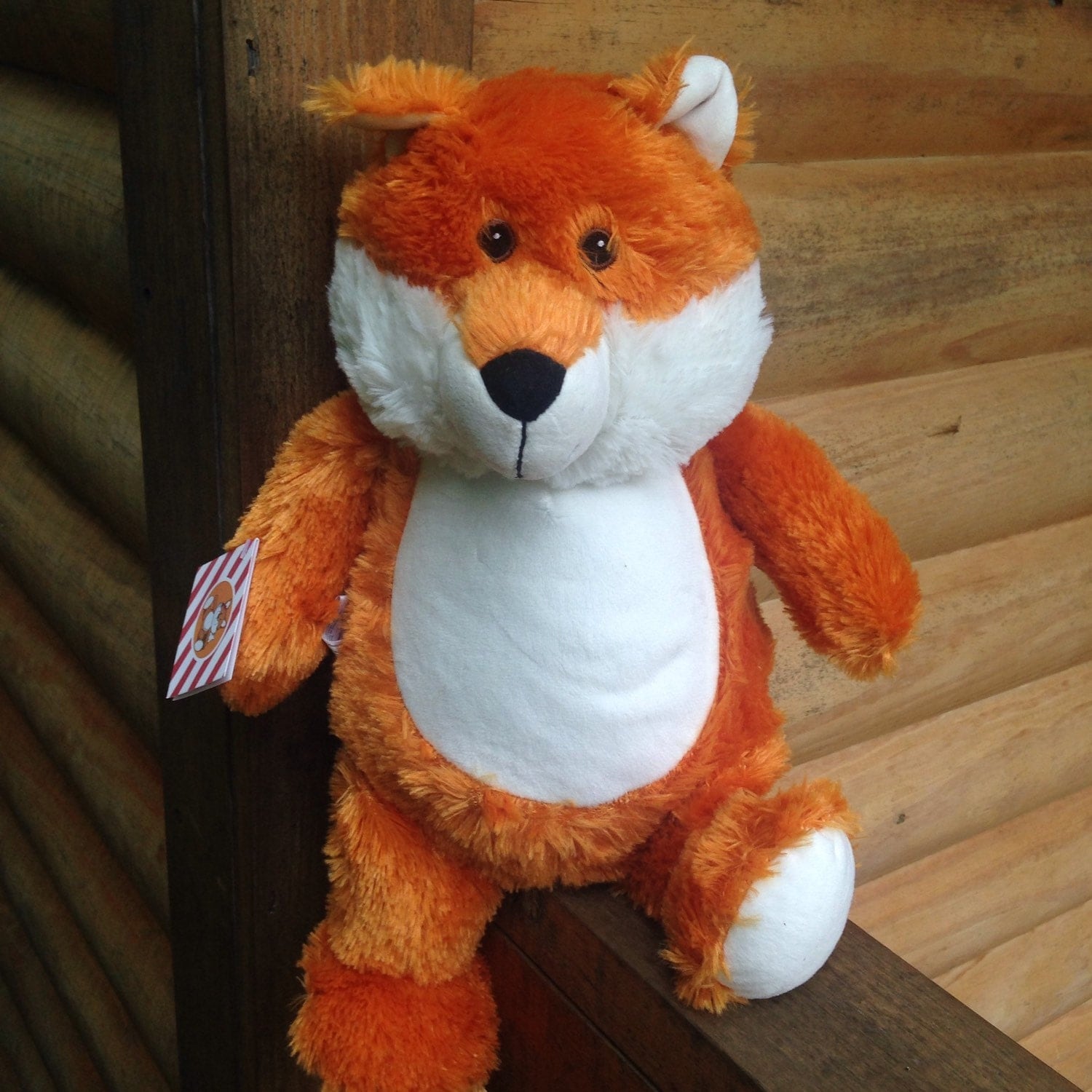 personalized fox stuffed animal