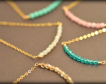 Sale! Friendship Necklace-Bridesmaid Necklace-Sterling Silver Necklace-Gold Filled Necklace-Dainty Necklace-Everyday Necklace