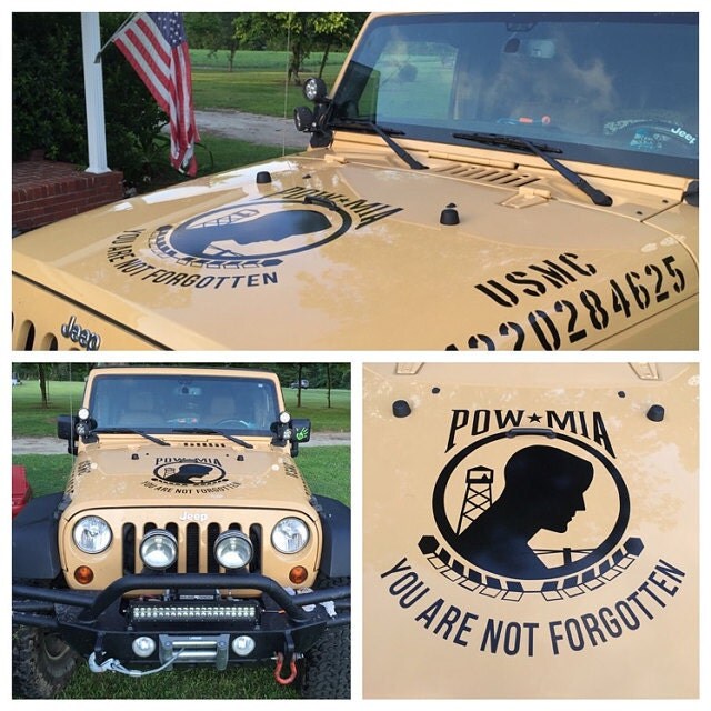 POW MIA Vinyl Decal