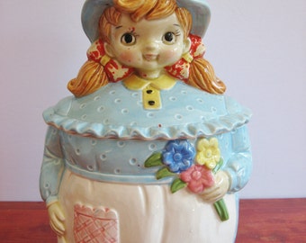 Vintage Made In Japan Ceramic Cookie Jar