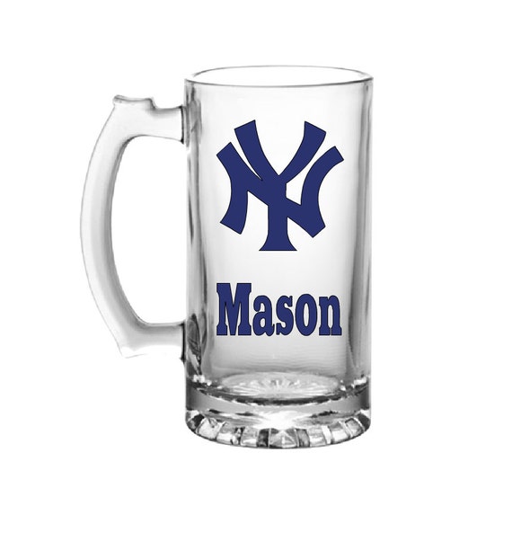 yankees beer stein