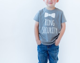 Ring Security Shirt Ring Bearer Shirt Ring Bearer T-Shirt,Ring Bearer monogram name shirt,Ring bearer gift Ring Security Top