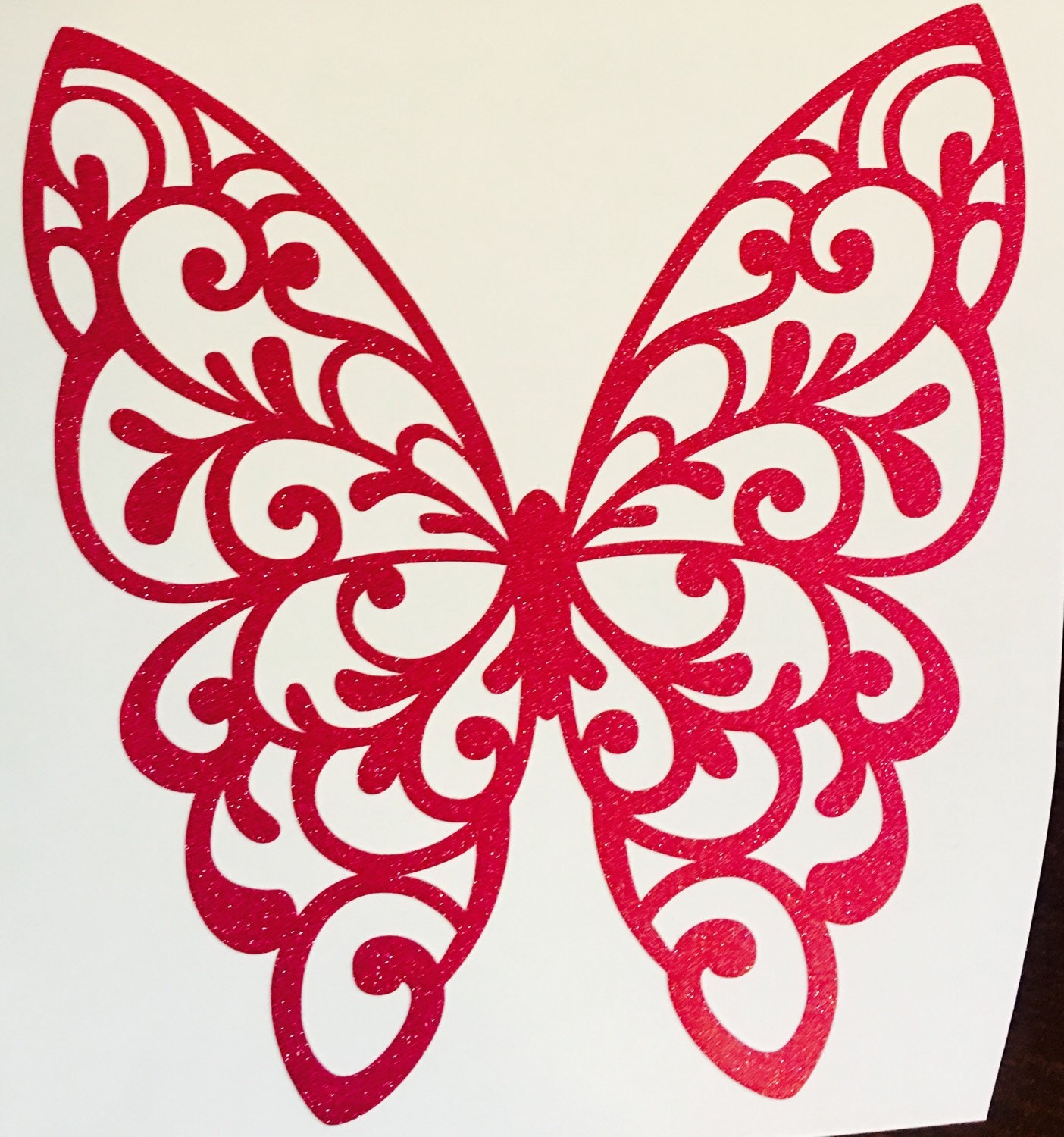Glitter Butterfly Vinyl Decal By Sparepartsboutique On Etsy 