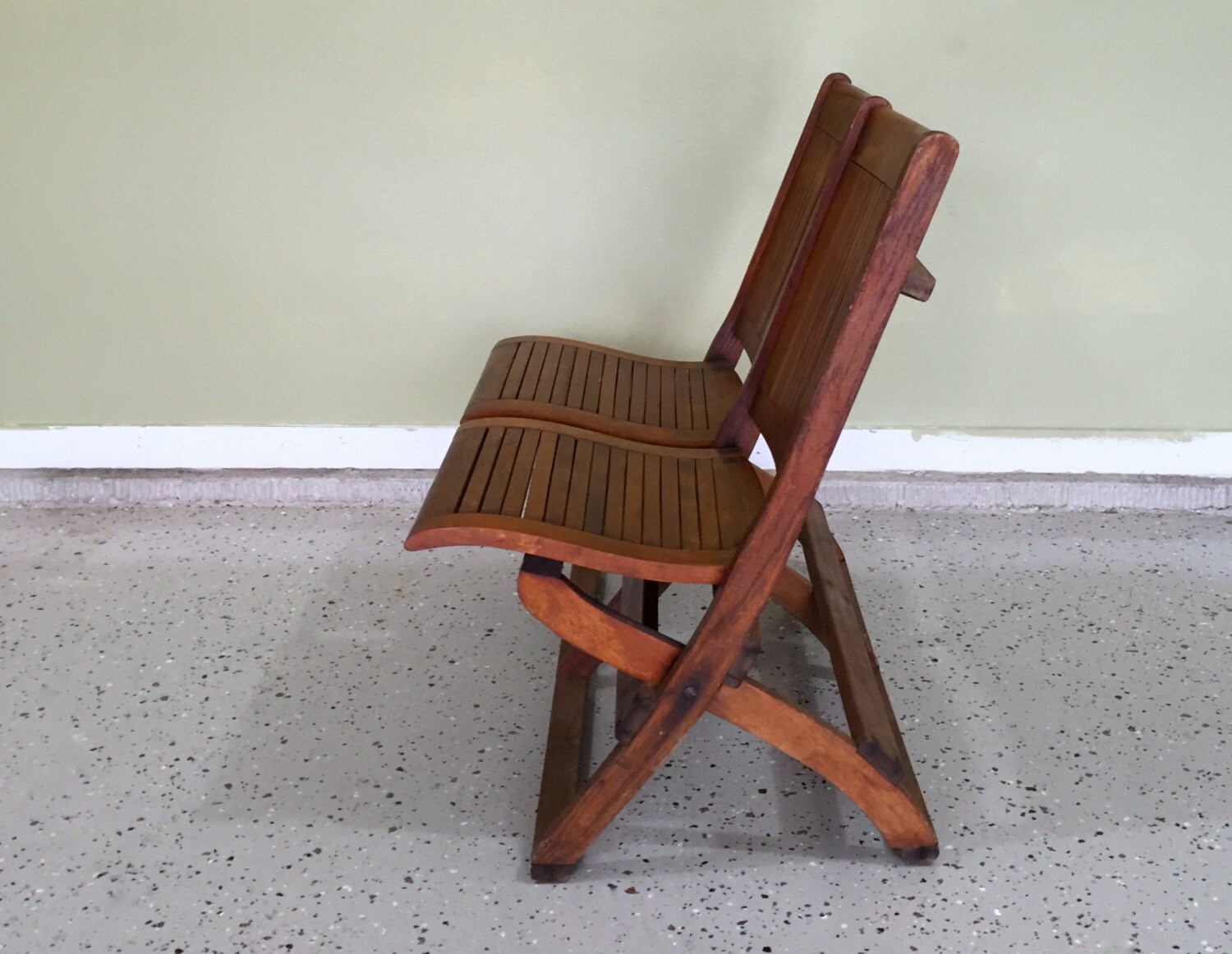 Antique Wooden Folding Chairs Double Seated Folding Chairs