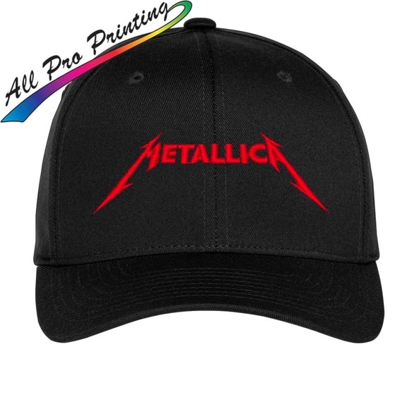 New Metallica Embroidered Flexfit Hat Band Metal Music