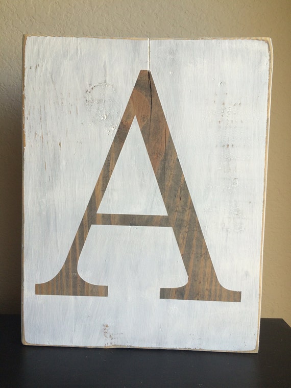 Wood Block letters custom letter sign wood by SimplyTexasDesigns