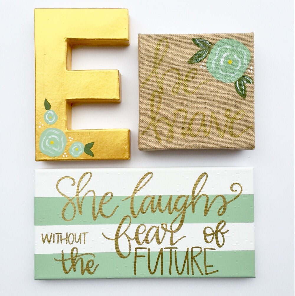 Canvas Art Nursery Decor Wall Hanging Wall Art by PupocoARTS