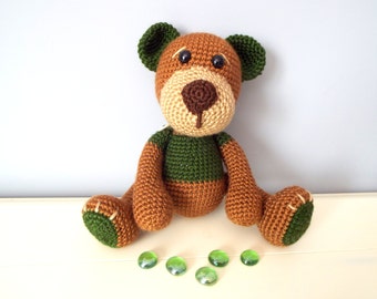 Crochet Bear amigurumi dolls stuffed animal by ...