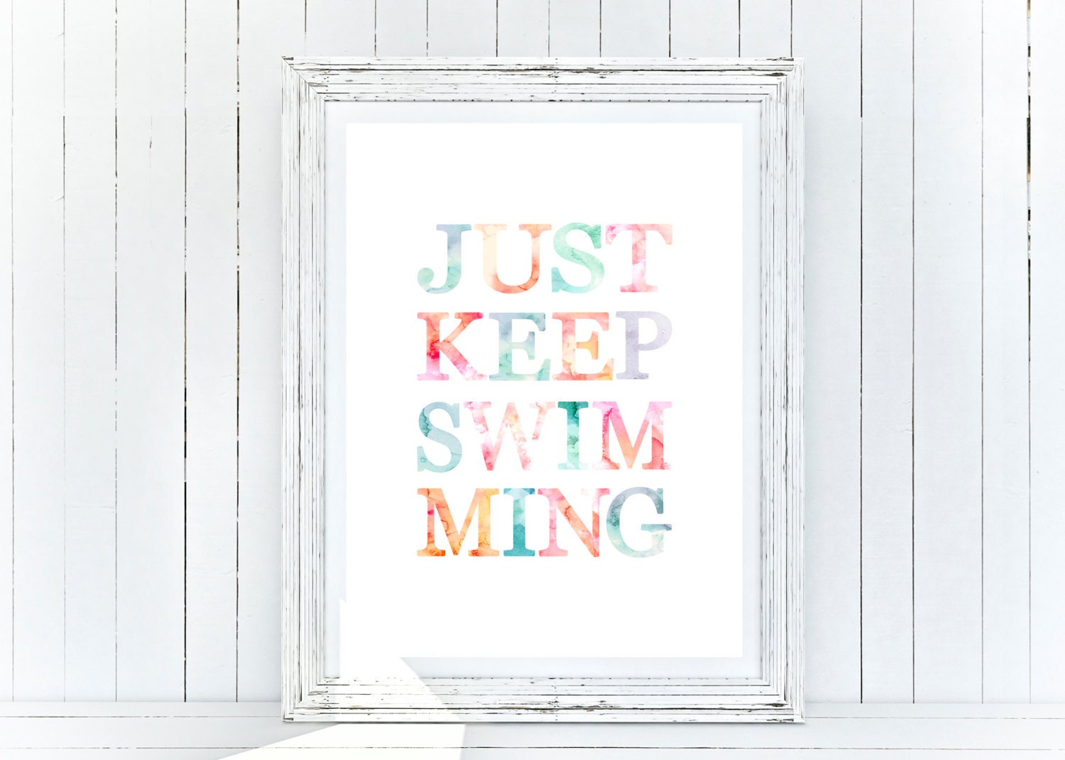 Just Keep Swimming Finding Nemo Dory Quote Finding by GrayFrames