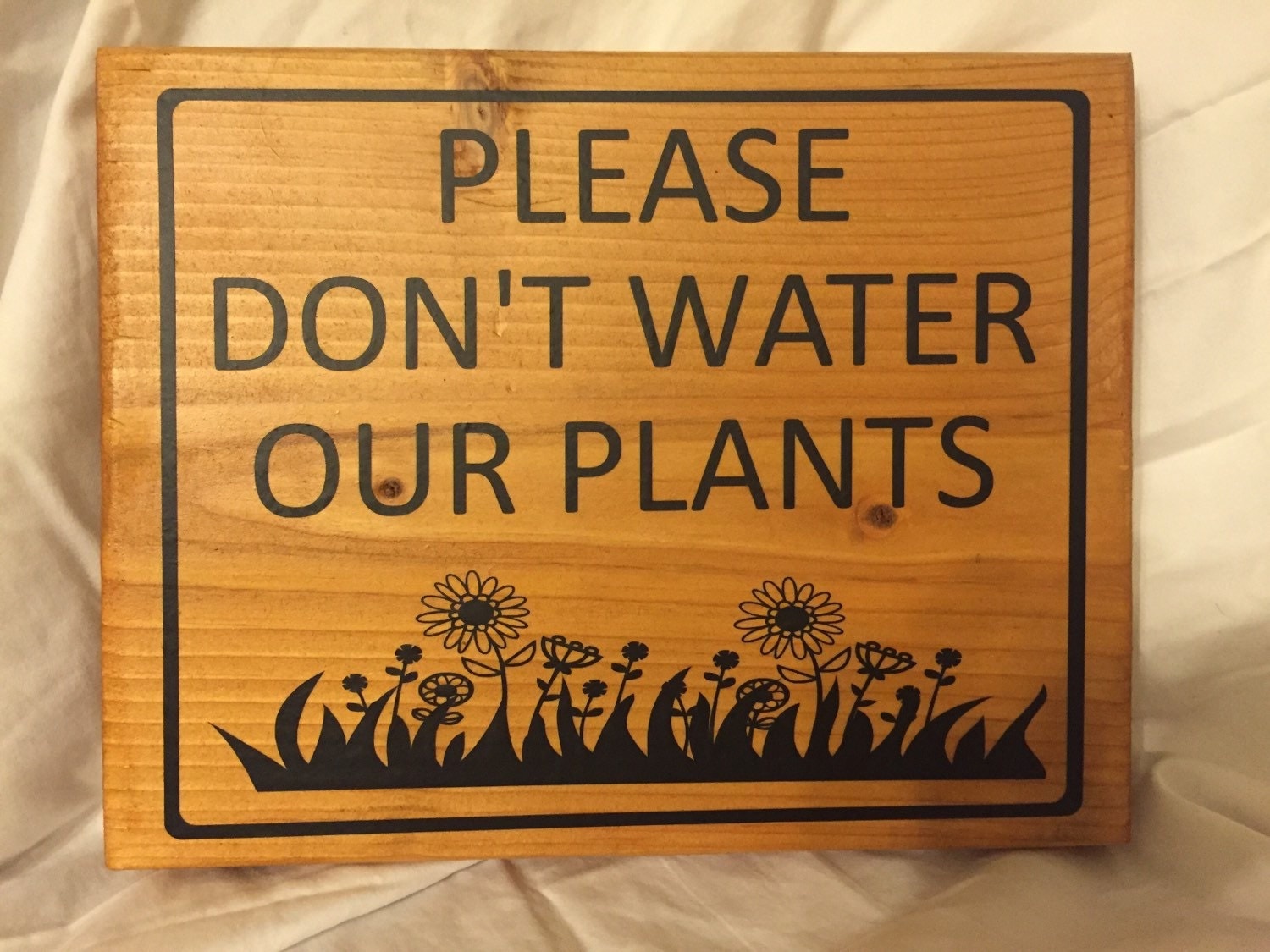 Please Don't Water our Plants by DesignsCustomMade on Etsy