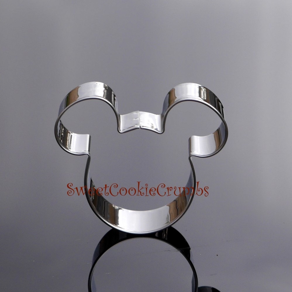 Mickey Mouse Cookie Cutter Stainless Steel USA FREE
