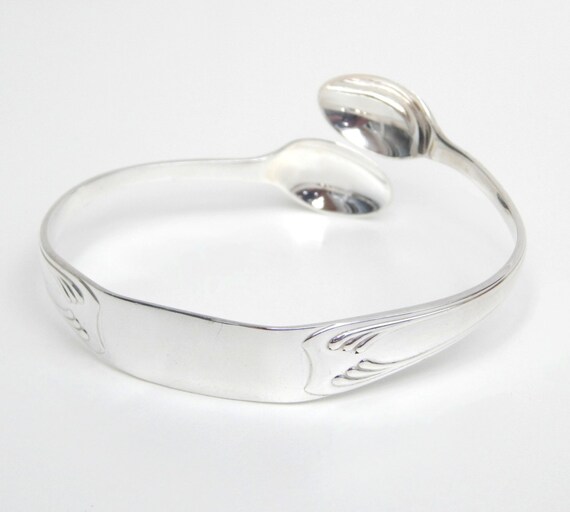 Vintage Solid Silver Sugar Tong Bangle Cutlery by Spoonerizm