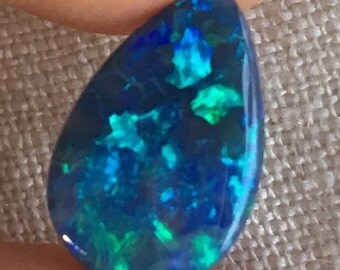 Australian Black Opal- 1.67ct Opal, Solid Opal, Natural Opal