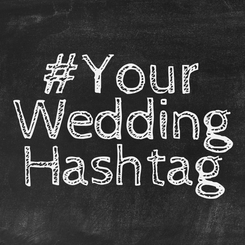 Custom Wedding Hashtags  Unique  instagram hashtags  created for
