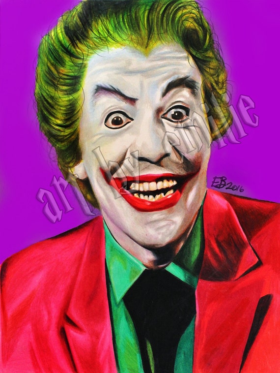 Items Similar To Print Cesar Romero As The Joker Colored