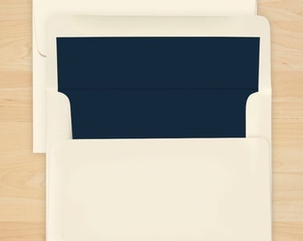 Navy Envelope Liner - Additional Options