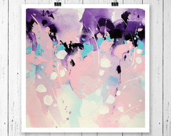 Abstract painting Pink painting Contemporary wall art Modern Art Work Art PRINT Landscape painting Paintings Abstract art Giclee PRINT