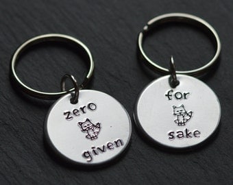 For Fox Sake, Zero Fox Given, Oh For Fox Sake, Funny Keychain, Fox Sake, Fuck Sake, Funny Gift, Sweary, Fox Keyring, For Fox Sake Mug