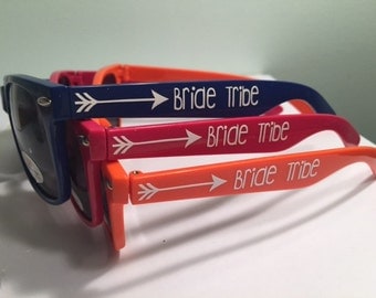 Personalized Bachelorette Sunglasses: Bride Tribe