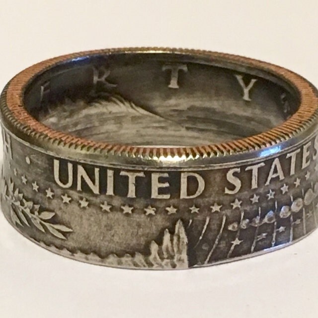 Jewelry-Personalized Coin Rings-Custom by CoinsOnHand on Etsy