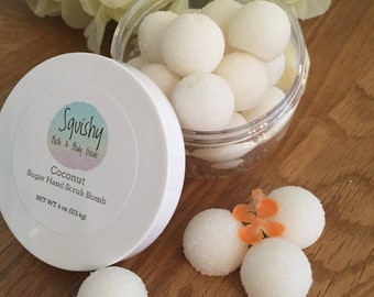 Coconut Sugar Hand Scrub Bombs