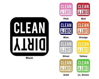 Clean/Dirty Dishwasher Magnet