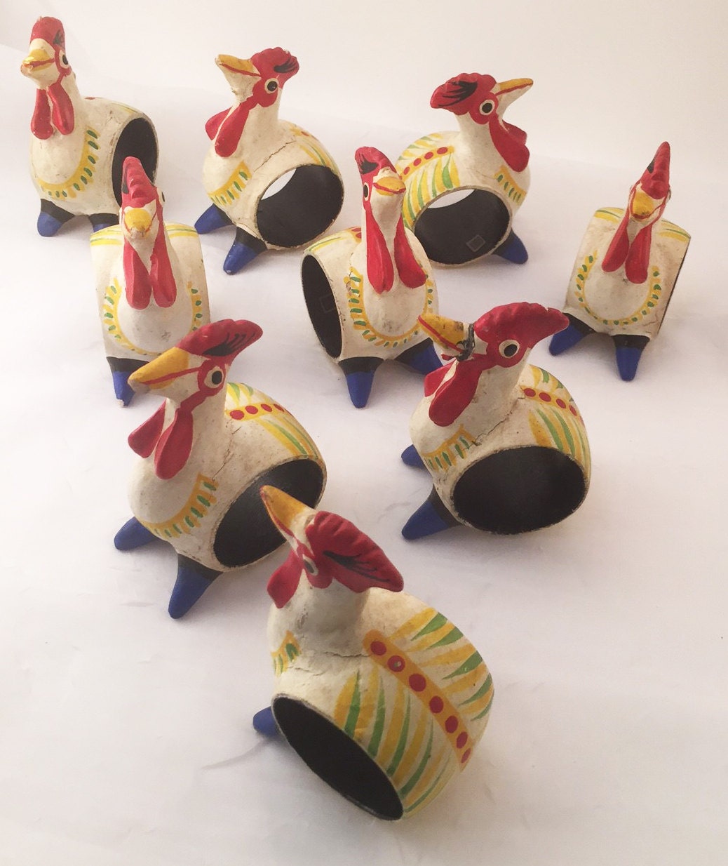 Nine Handmade Country Napkin Rings BOHO Napkin Rings