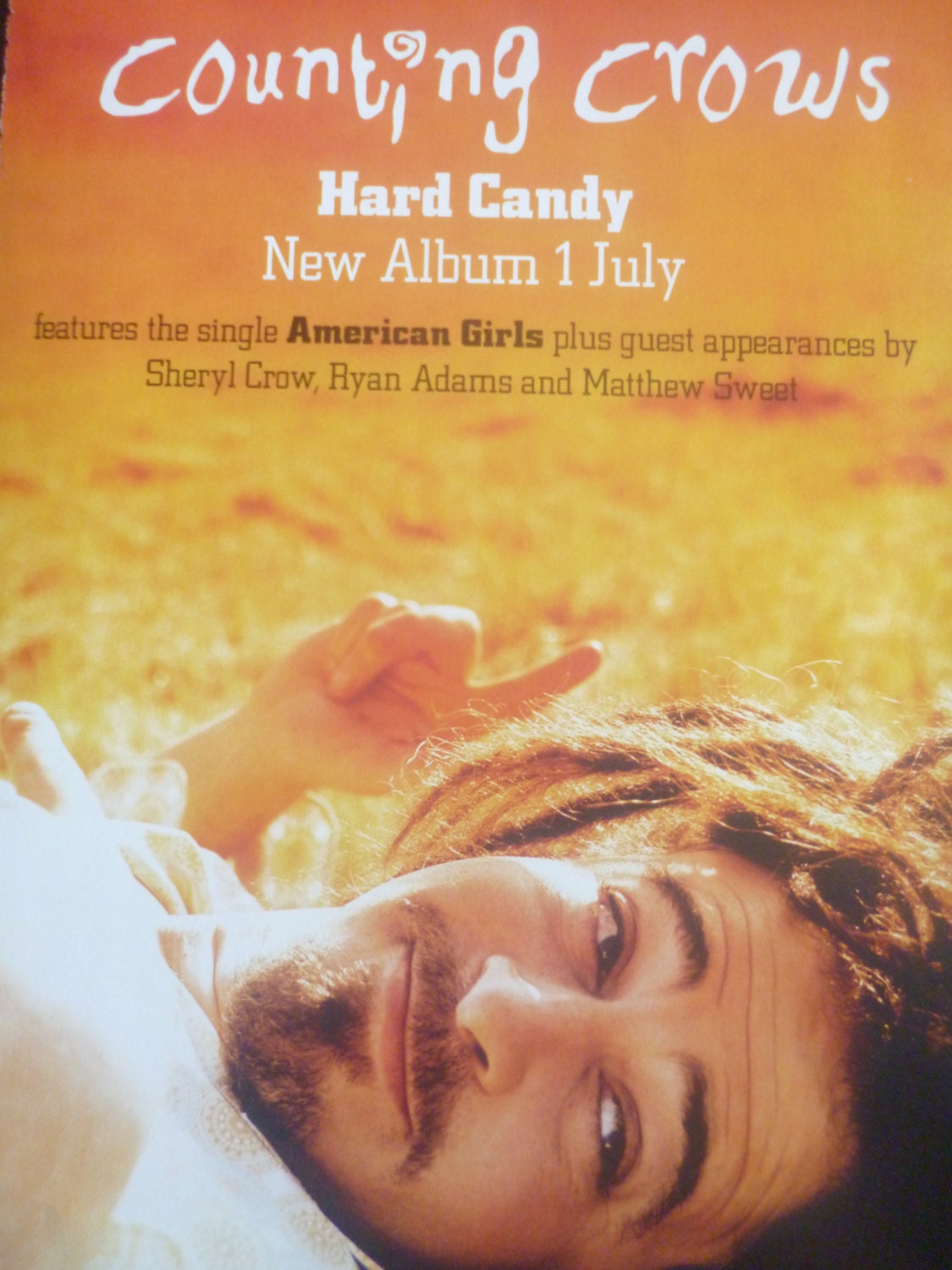 Counting Crows Hard Candy Mounted Press Poster