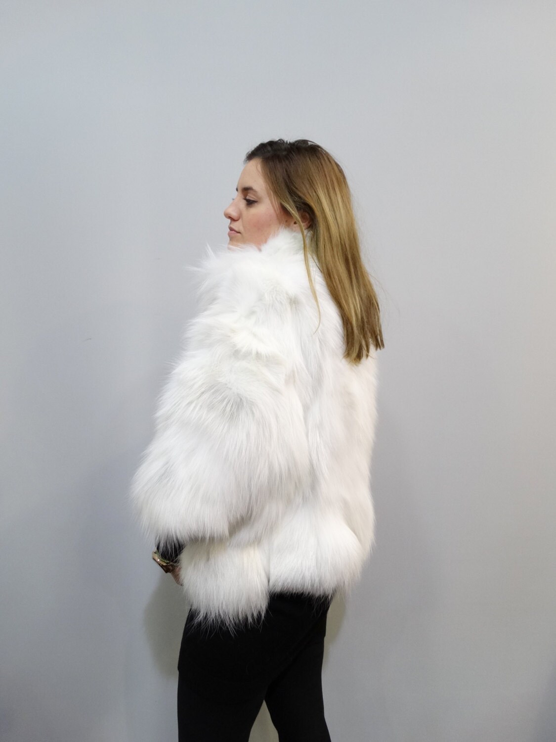 Real White Fox Fur Coats Tradingbasis Women S Full Length Faux Fur Coats Fabulous Furs