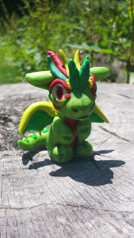 little green dragon figurines