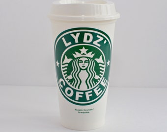 Personalized Starbucks Cup - Several Colors - Coffee Cup - FREE SHIPPING