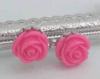 1 silver metal purse frame with sewing holes 8,5 cm, 3.3 inches, supplies, pink flower decoration, coin purse frame