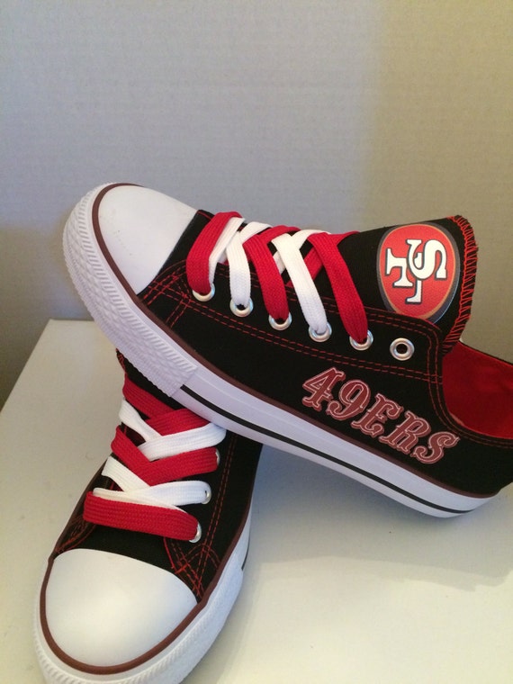 49ers sneakers san francisco 49ers tennis shoes by sportshoequeen on etsy 49ers sneakers san francisco 49ers tennis shoes by sportshoequeen on etsy