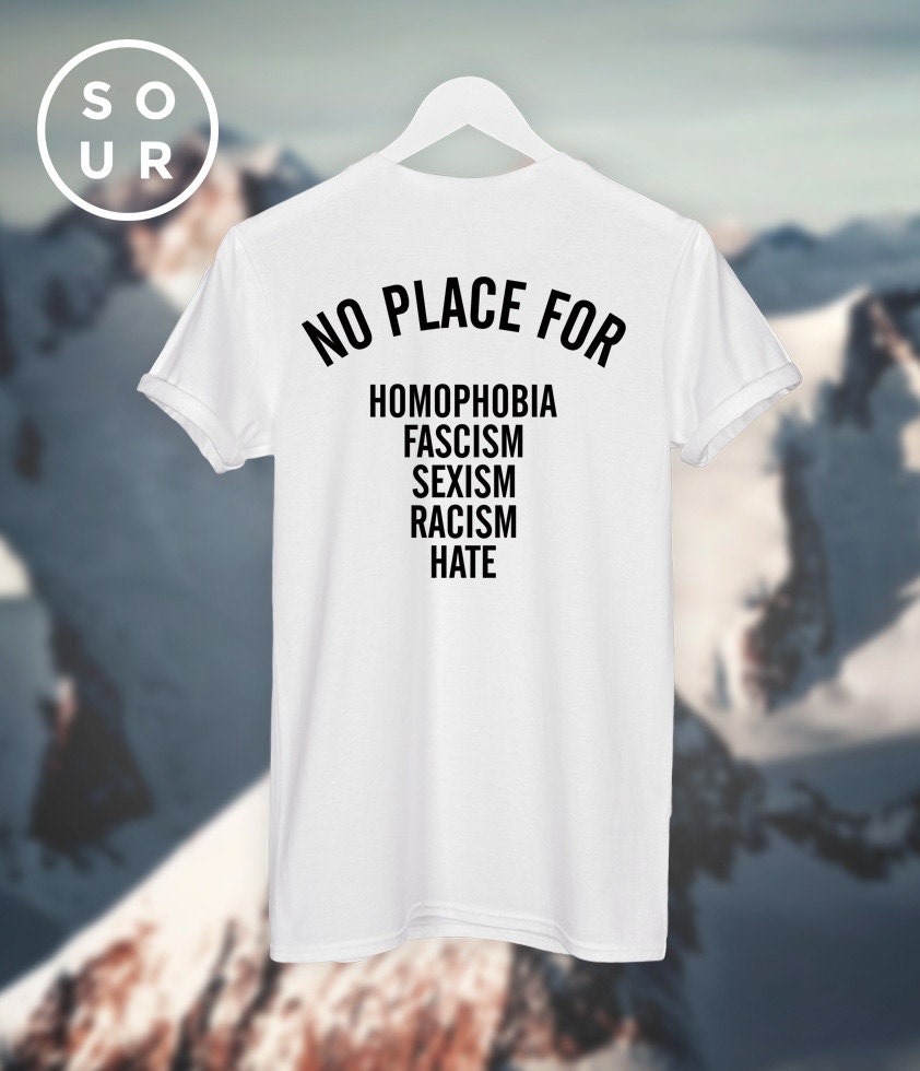 no homophobia no violence shirt