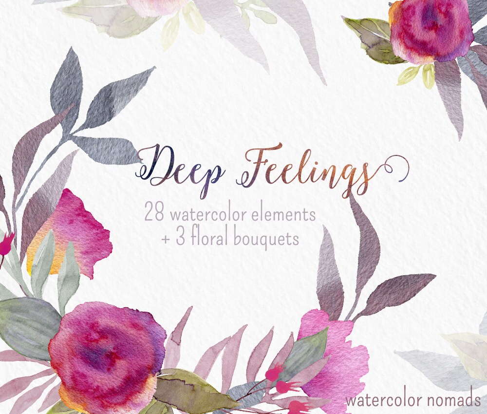 Floral Clipart Watercolor Wedding Flower Clip Art Digital Hand Painted Diy Card Bouquet Invitation Floral Clipart Watercolor Wedding Flower Clip Art Digital Hand Painted Diy Card Bouquet Invitation