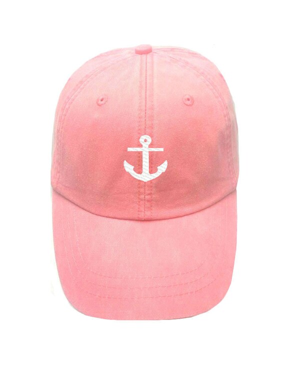 Anchor Cap Embroidered anchor baseball cap by