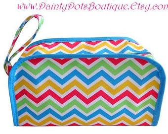 Monogram Cosmetic Bag | Monogram Makeup Bag | Kentucky Cosmetic Bag | Monogram Accessory Bag | Monogram Zipped Makeup Bag | Wedding Gift