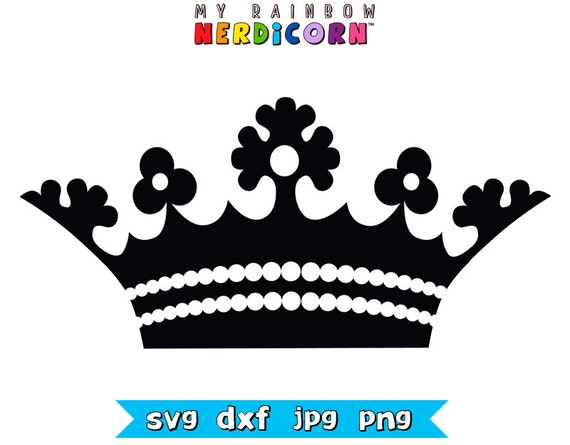 Download Princess Tiara Crown Silhouette clipart svg by ...