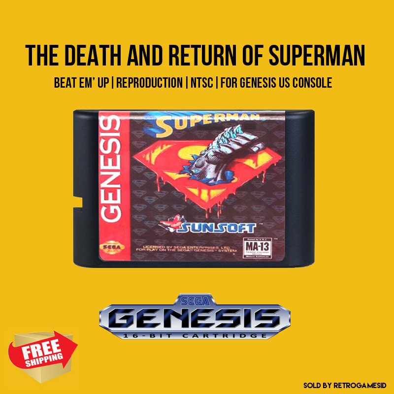 download the death and return of superman sega genesis