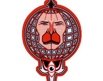Hanuman Art Fridge Magnet- Monkey-Indian God-Home decor Indian Art- Magnets-Refrigerator Magnet-Art Magnet-Psychedelic Pin-Ape-Art Gift