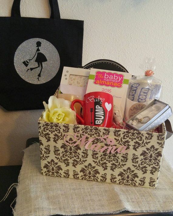 Pregnancy Gift Basket Mama Gift Basket by NobilityDesign on Etsy