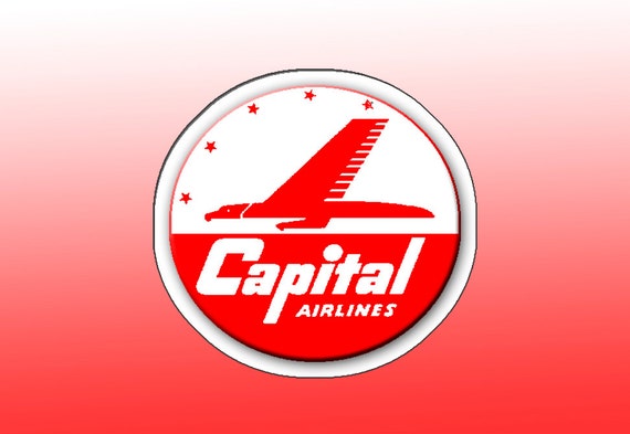 Capital Airlines Logo Fridge Magnet LM14018