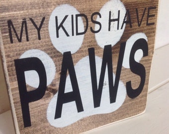 Download Kids have paws | Etsy